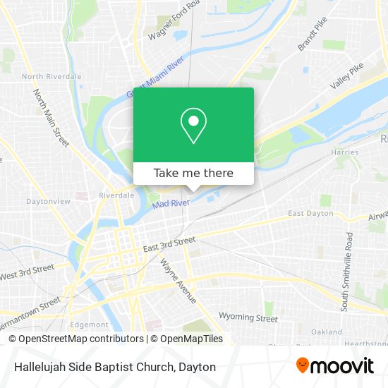 Hallelujah Side Baptist Church map