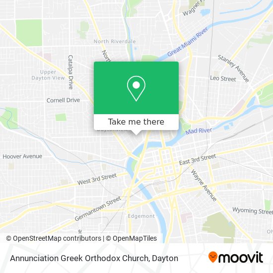 Annunciation Greek Orthodox Church map