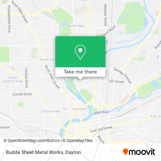 Mapa de Budde Sheet Metal Works