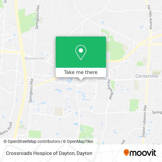 Crossroads Hospice of Dayton map