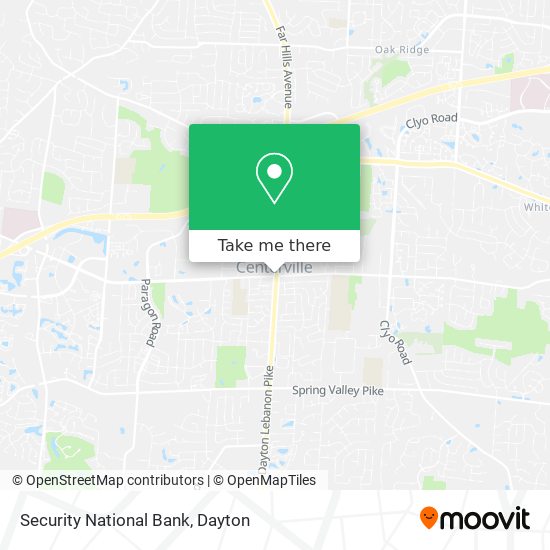 Security National Bank map