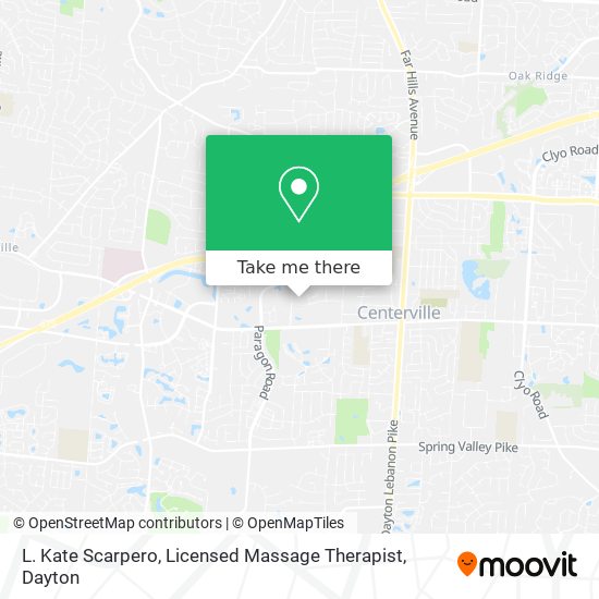 Mapa de L. Kate Scarpero, Licensed Massage Therapist