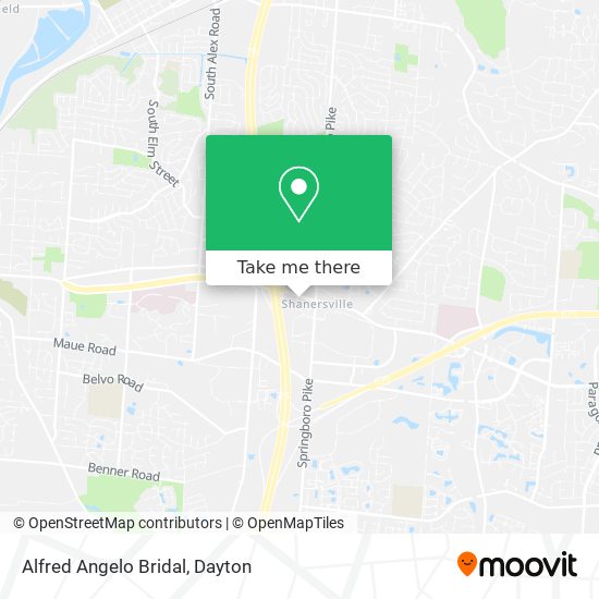 Alfred Angelo Bridal map