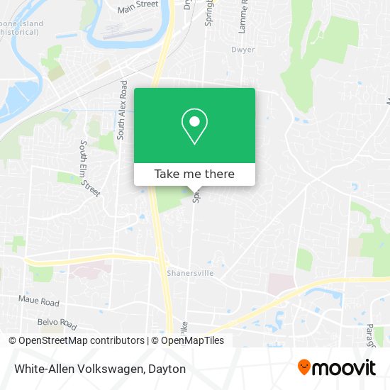 Mapa de White-Allen Volkswagen
