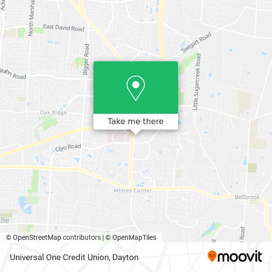Mapa de Universal One Credit Union