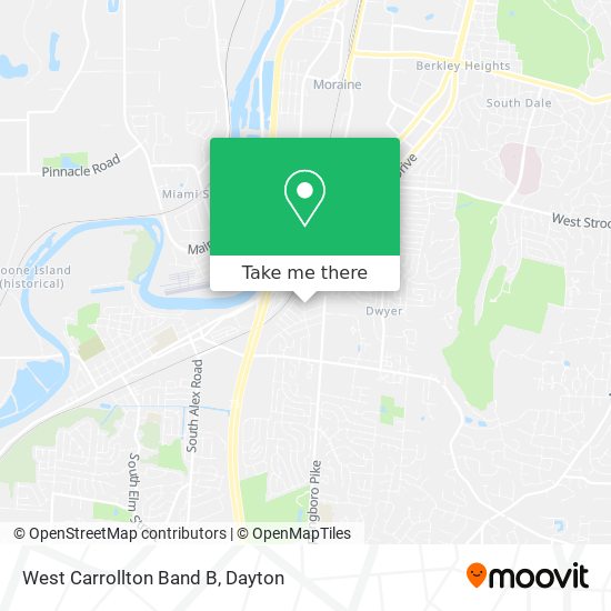 West Carrollton Band B map