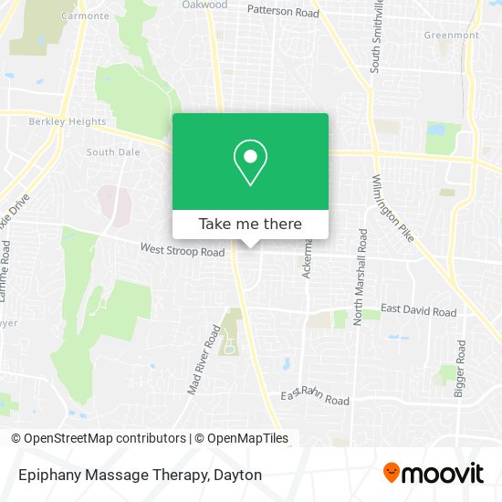 Epiphany Massage Therapy map