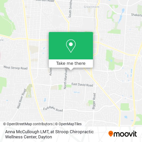 Anna McCullough LMT, at Stroop Chiropractic Wellness Center map