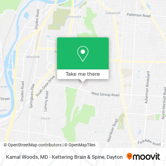 Kamal Woods, MD - Kettering Brain & Spine map