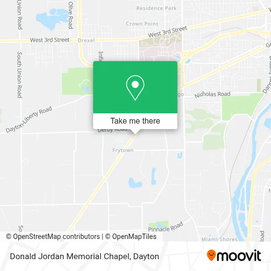 Donald Jordan Memorial Chapel map