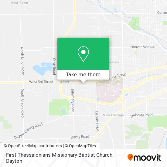 First Thessalonians Missionary Baptist Church map