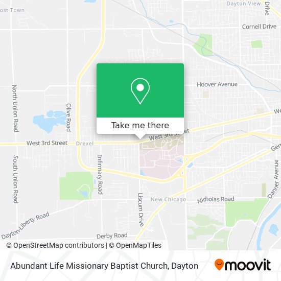 Mapa de Abundant Life Missionary Baptist Church