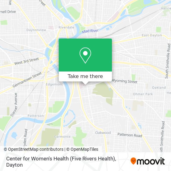 Center for Women's Health (Five Rivers Health) map
