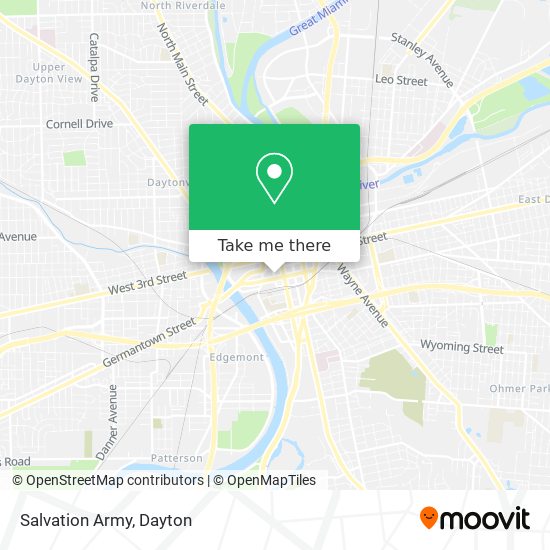 Mapa de Salvation Army