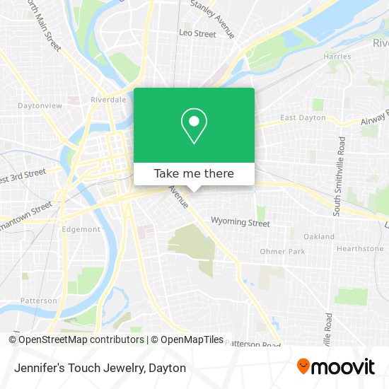 Jennifer's Touch Jewelry map