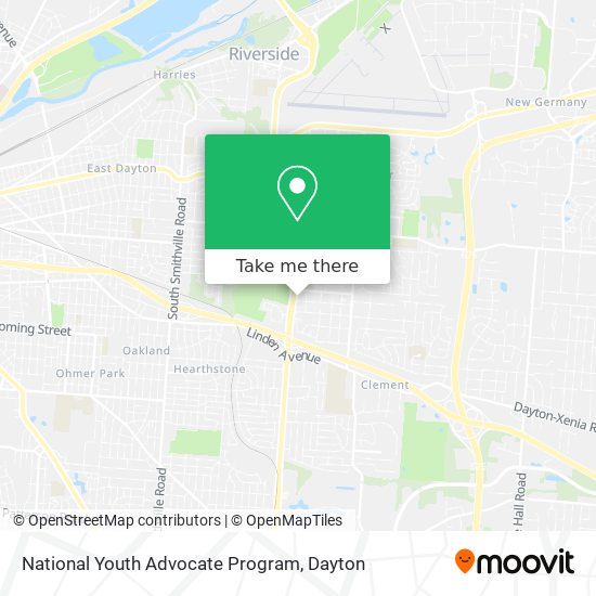 National Youth Advocate Program map