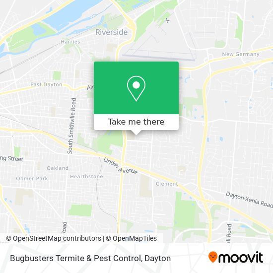 Bugbusters Termite & Pest Control map