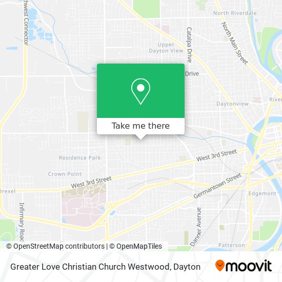 Mapa de Greater Love Christian Church Westwood