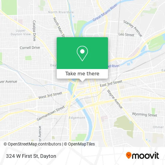 Mapa de 324 W First St