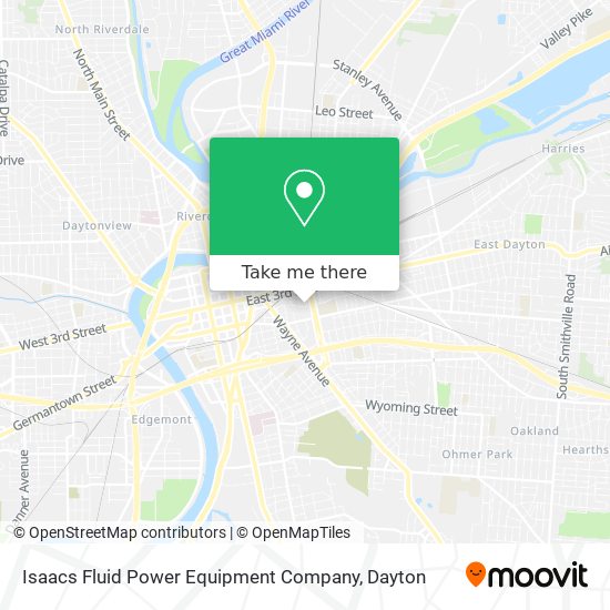 Isaacs Fluid Power Equipment Company map