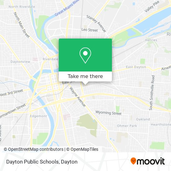 Dayton Public Schools map