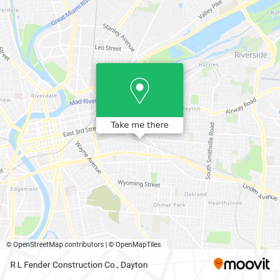Mapa de R L Fender Construction Co.