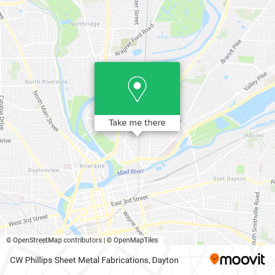 Mapa de CW Phillips Sheet Metal Fabrications