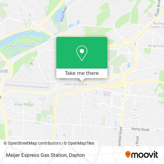 Mapa de Meijer Express Gas Station