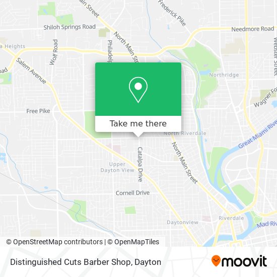 Distinguished Cuts Barber Shop map