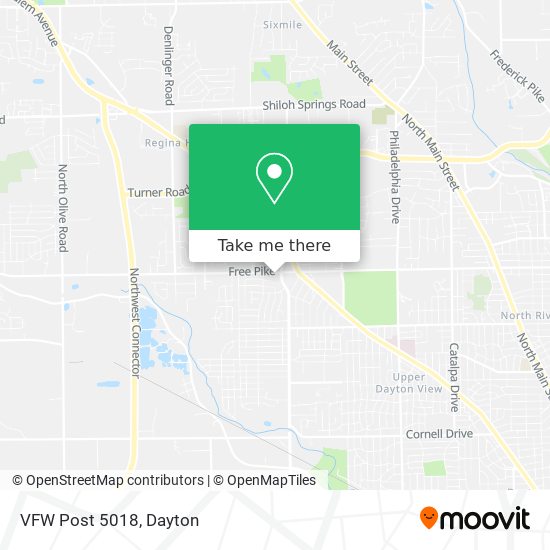 Mapa de VFW Post 5018