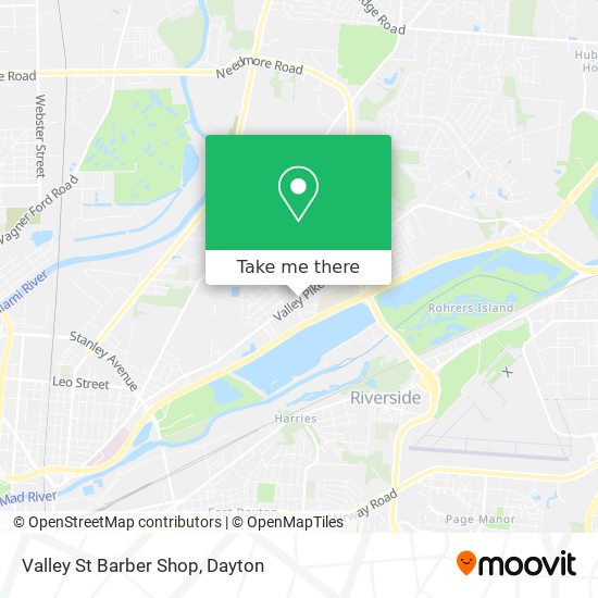 Mapa de Valley St Barber Shop