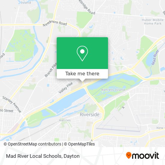 Mad River Local Schools map
