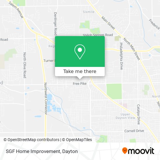 Mapa de SGF Home Improvement