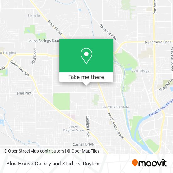 Mapa de Blue House Gallery and Studios