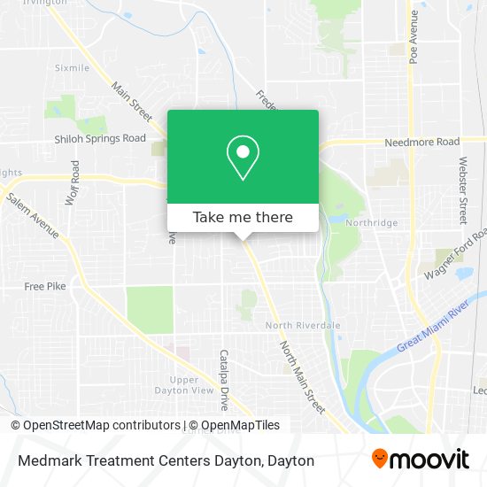 Mapa de Medmark Treatment Centers Dayton