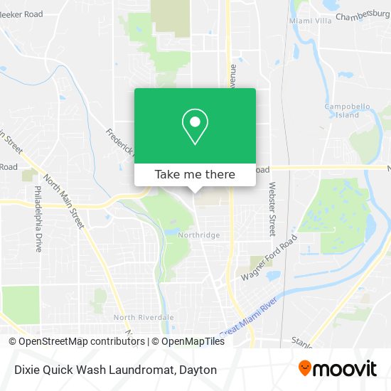 Dixie Quick Wash Laundromat map