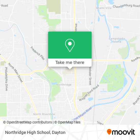 Mapa de Northridge High School