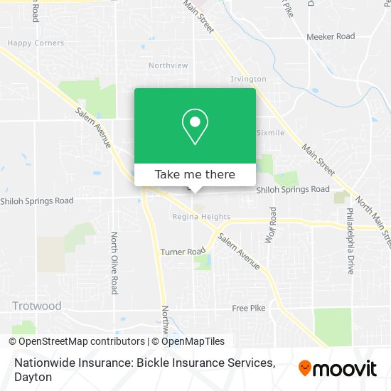 Nationwide Insurance: Bickle Insurance Services map