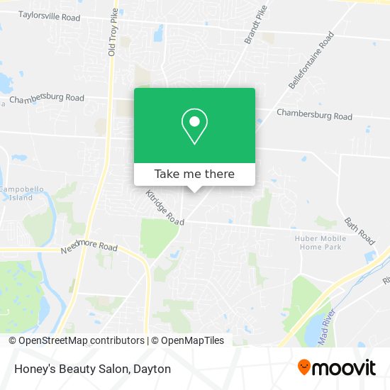 Mapa de Honey's Beauty Salon