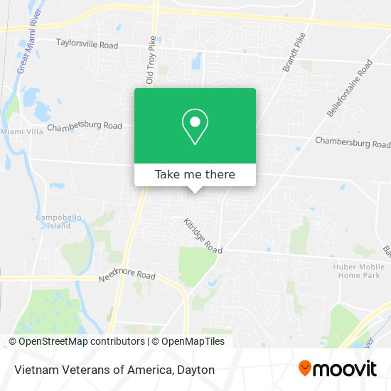 Mapa de Vietnam Veterans of America