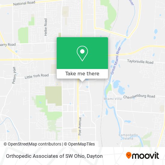 Mapa de Orthopedic Associates of SW Ohio