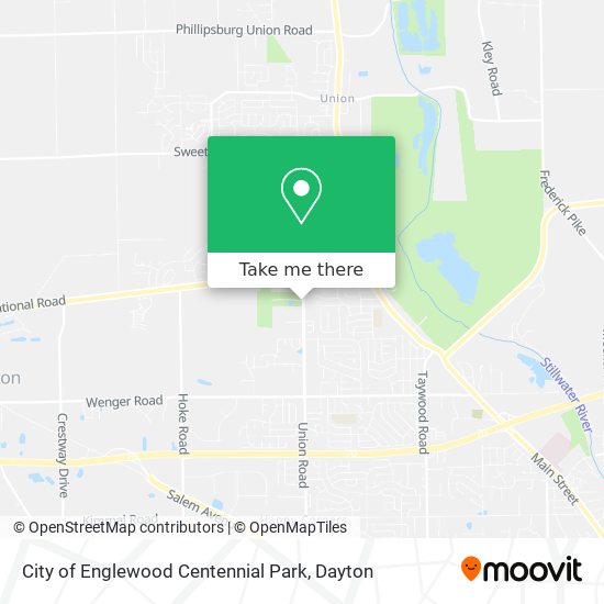 City of Englewood Centennial Park map