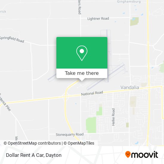 Dollar Rent A Car map