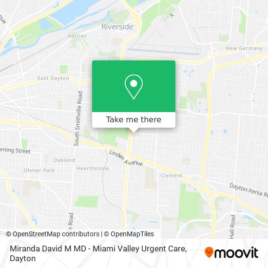 Miranda David M MD - Miami Valley Urgent Care map