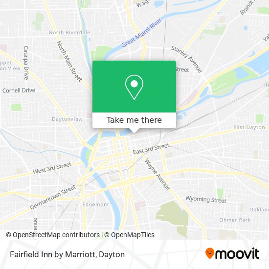 Mapa de Fairfield Inn by Marriott