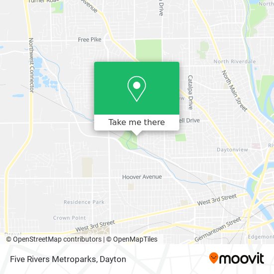 Mapa de Five Rivers Metroparks