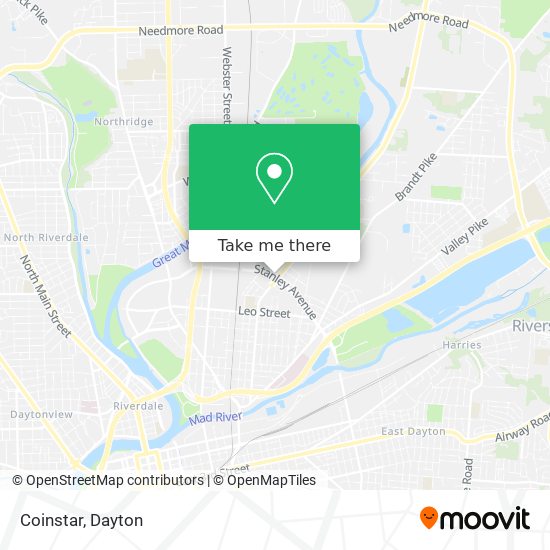 Mapa de Coinstar