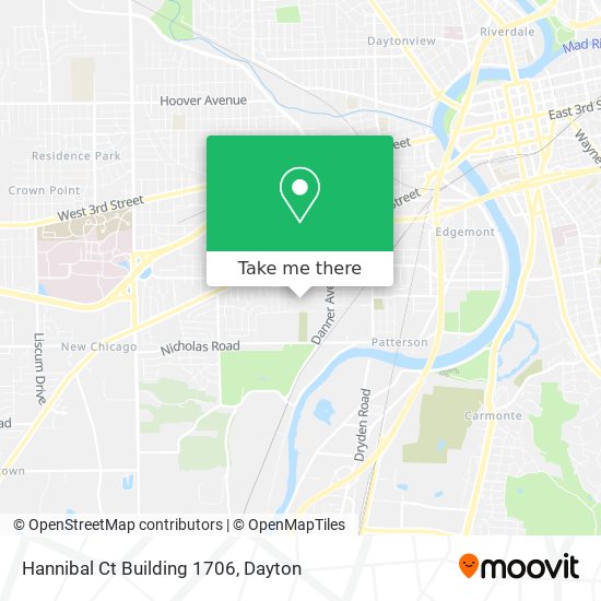 Hannibal Ct Building 1706 map
