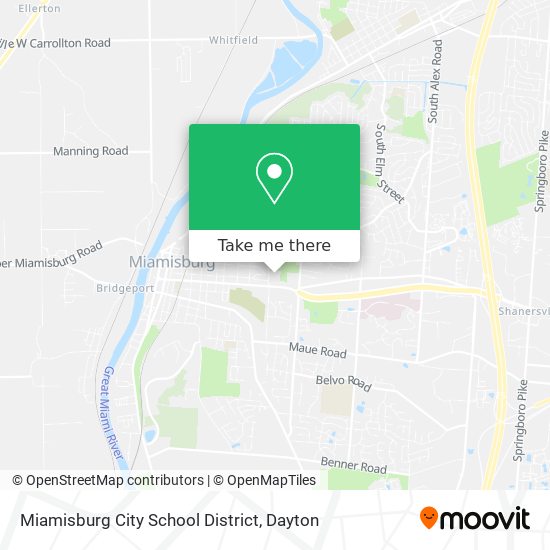 Mapa de Miamisburg City School District