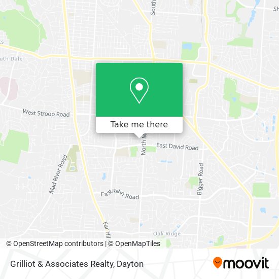 Grilliot & Associates Realty map